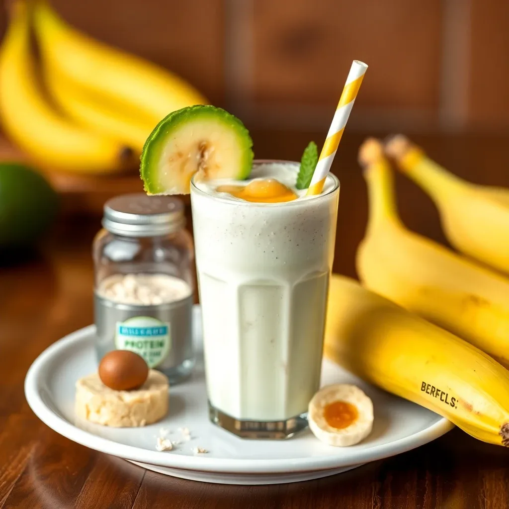 Avocado Banana Protein Shake